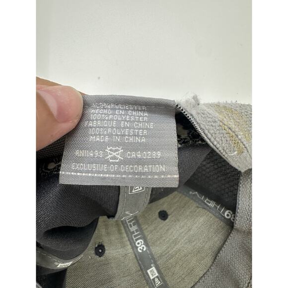 New Era 39Thirty Fitted Hat Gray NFL Dallas Cowboys Cap - Picture 7 of 10